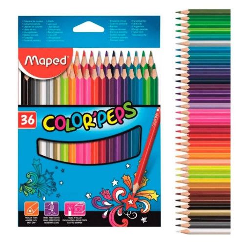 LAPIS 36 CORES COLOR PEPS STAR MAPED - REF. 8320117ZV - 1 UNIDADE
