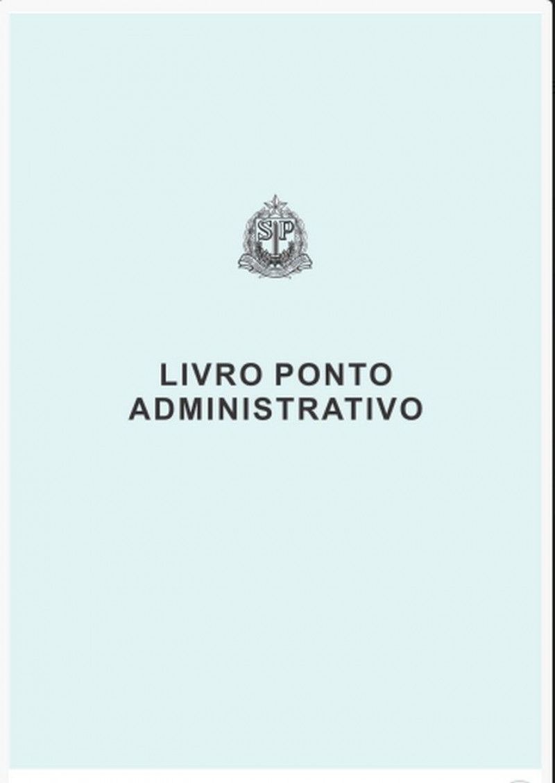 LIVRO PONTO ADMINISTRATIVO TAMOIO - REF. 1733 - 1 UNIDADE
