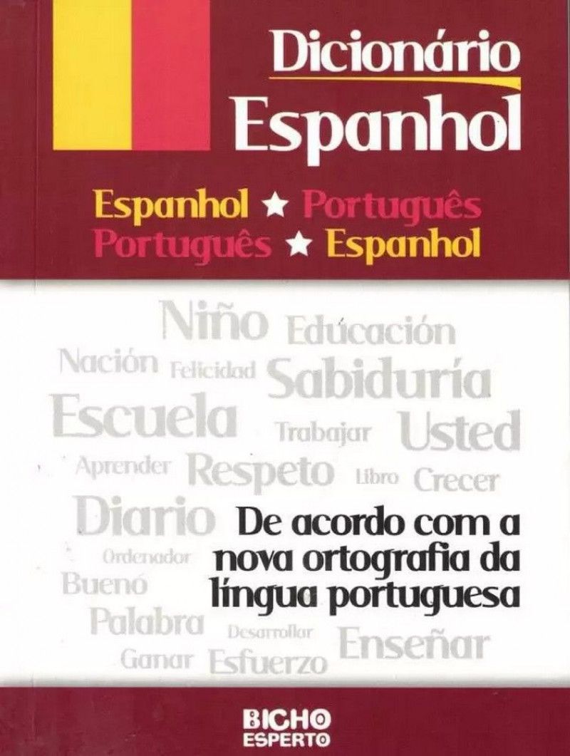DICIONARIO ESPANHOL./PORTUGUES MINI BICHO ESPERTO - REF. 2273-0 - 1 UNIDADE