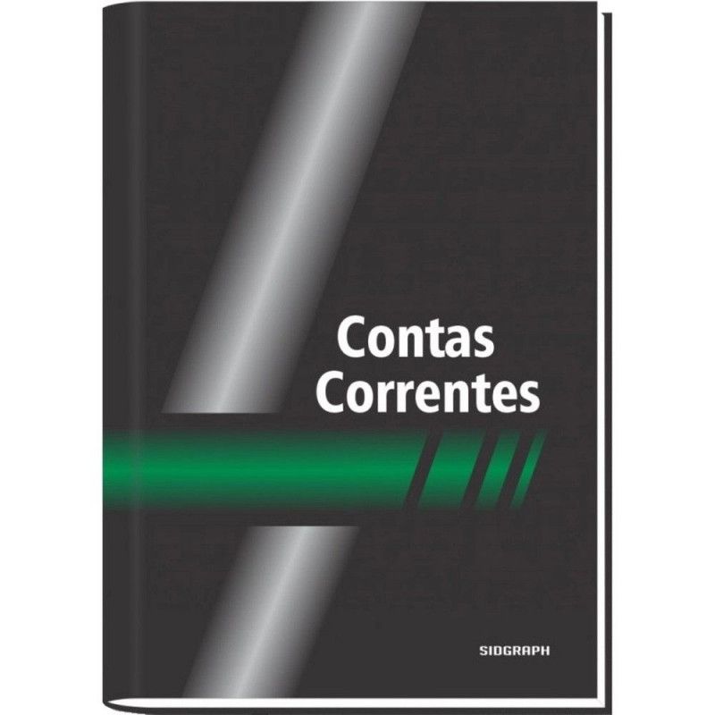 LIVRO CONTA CORRENTE 1/4 50 FOLHAS SIDGRAPH - REF. 4508 - 1 UNIDADE