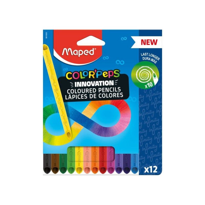LAPIS 12 CORES COLORPEPS INFINITY MAPED - REF. 861600 - 1 UNIDADE