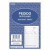 BLOCO PEDIDO 1 VIA 1/36 AZUL 104X143 50 FOLHAS - REF. 6687 - PACOTE COM 20 UNIDADES