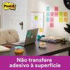 BLOCO ADESIVO ANOTACAO 76X102MM 90 FOLHAS POST-IT 3M - REF. PINK - 1 UNIDADE